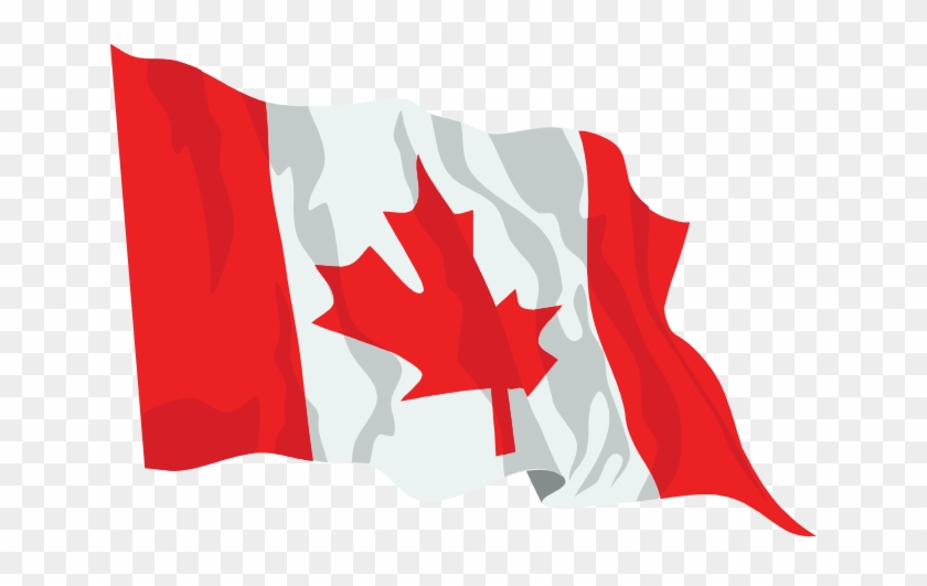 Canada Flag Waving Icon - Canada Flag Png Gif #593910
