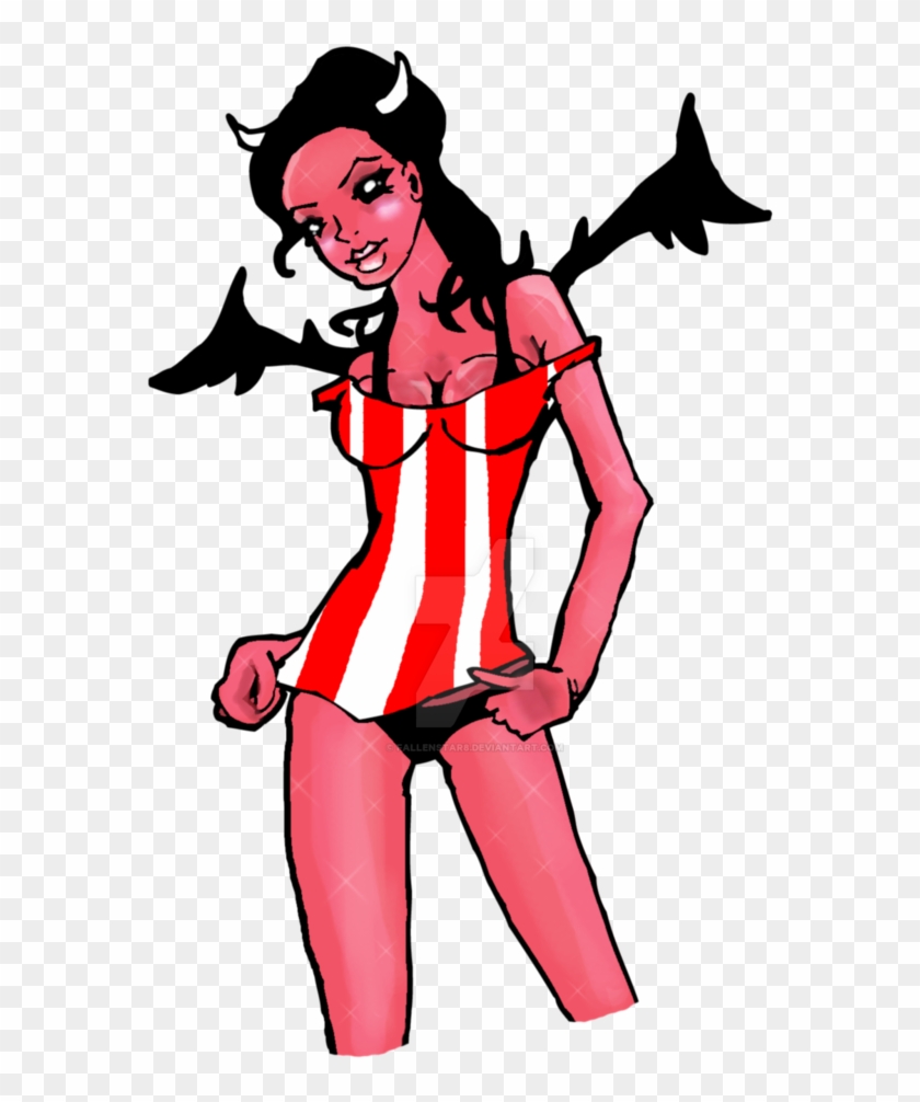 Devil Girl Cartoon By Fallenstar8 - Devil Girl Cartoon By Fallenstar8 #593915