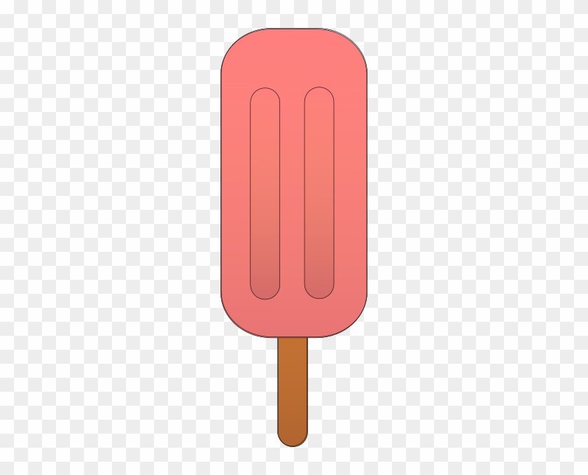 Strawberry Popsicle Clip Art At Vector Clip Art - Pink Popsicle Clipart #593992