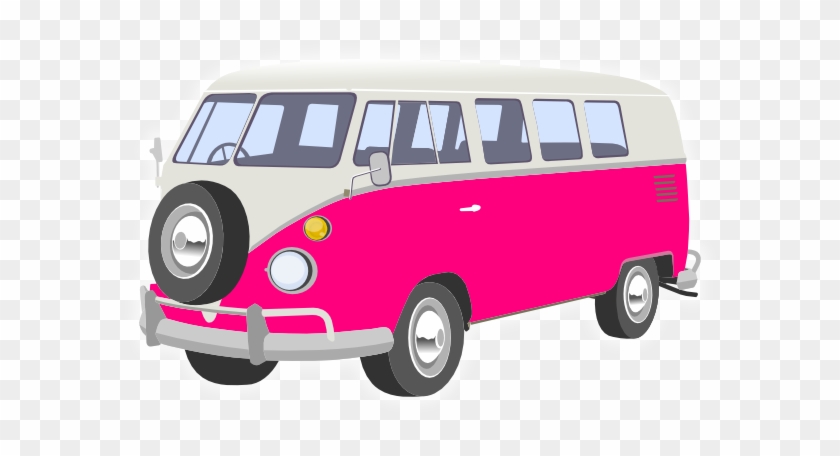 Pink Van Clipart Free Download Free - Van Clipart #594008