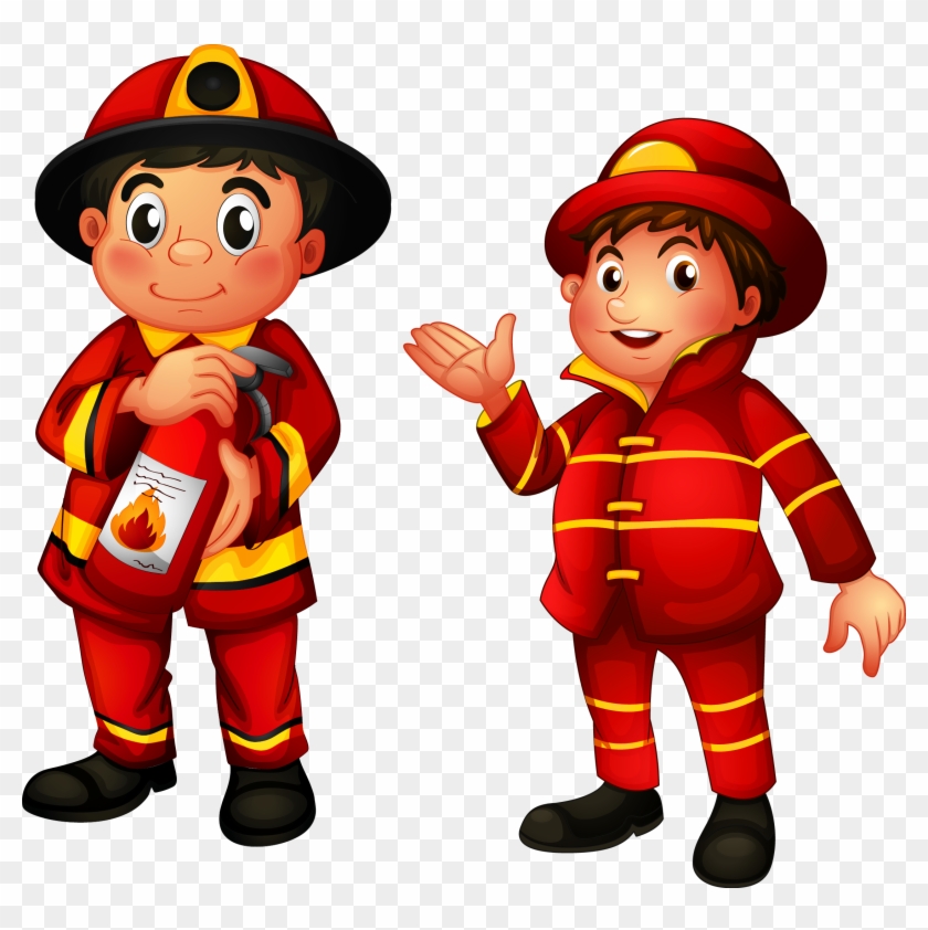 Firefighter Cartoon Royalty-free Illustration - Firefighter Cartoon Royalty-free Illustration #594125