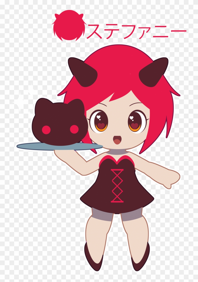 Chibi Demon Girl For Serenitysteph - Drawing #594064