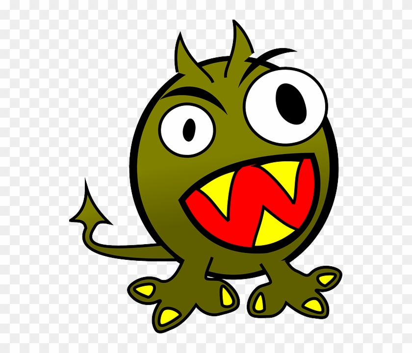 Potwór, Demon, Diabeł, Zło, Edukacyjny Film Animowany - Cartoon Monster #594100