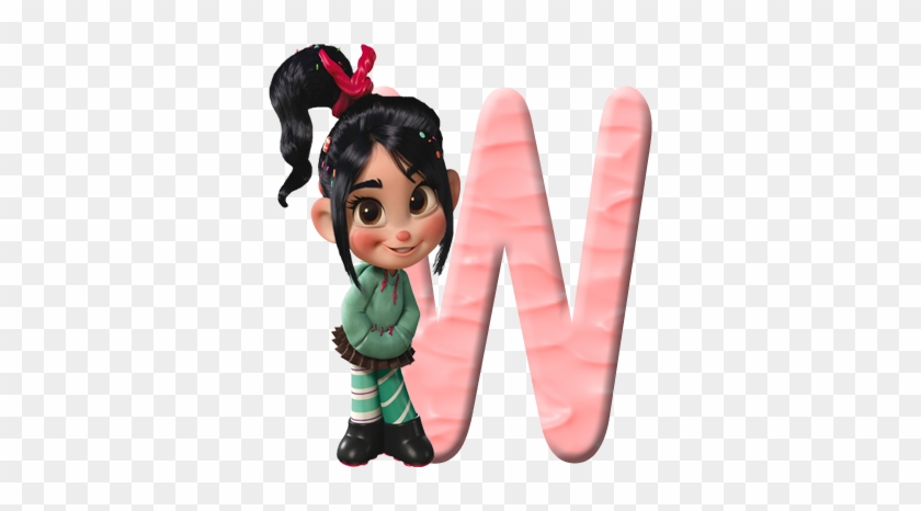 Alfabeto De Vanellope De Ralph El Demoledor - Vanelope Ralph El Demoledor #594200