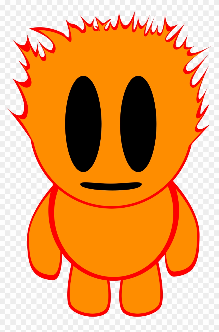Clipart Flame Boy - Flame Boy #594409