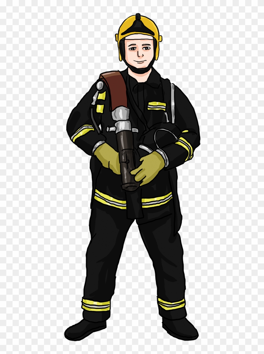 Firefighter Clip Art On Firefighters And Firemen - Fire Man #594466