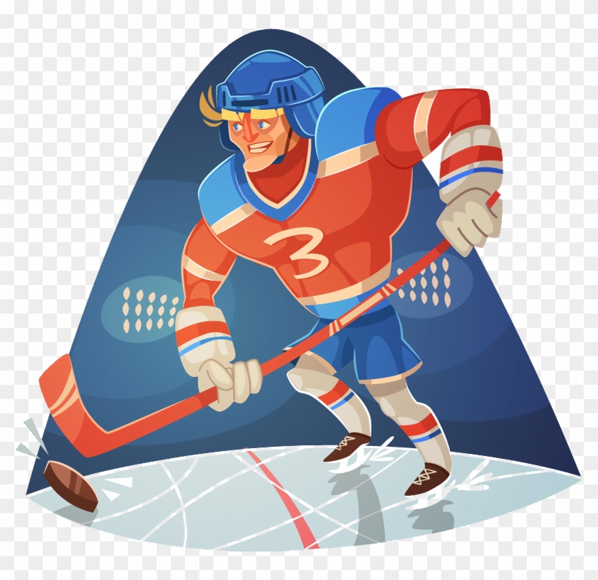 Ice Hockey Cartoon Sport Football - Ice Hockey Cartoon Sport Football #594572