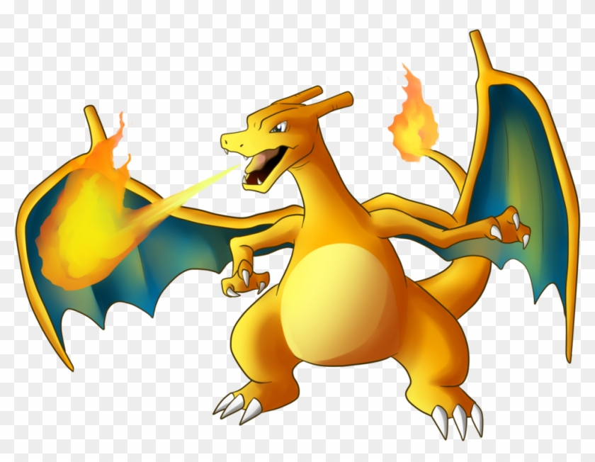 Charizard Flames By Icelectricspyro - Charizard Flames Drawing #594518