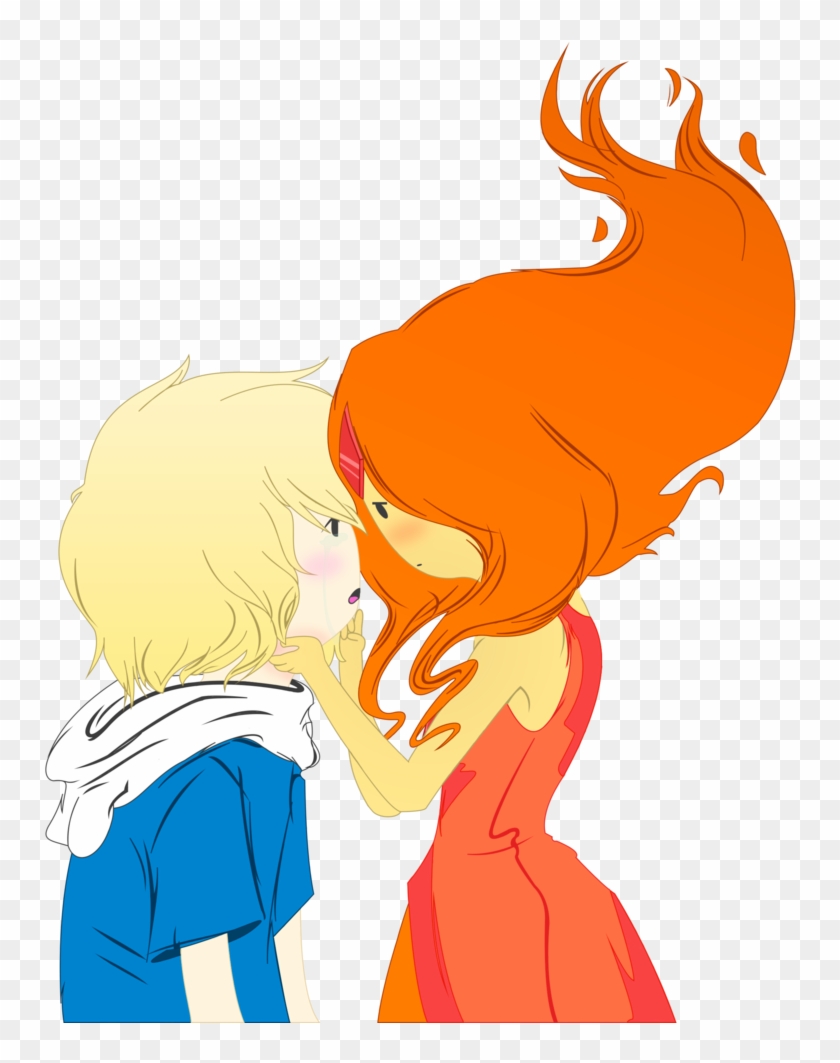 Finn And Flame Princess By Lynnei-k - Finn And Princess Flame #594535
