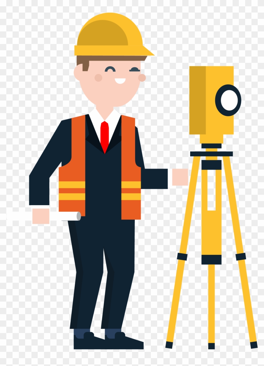 Civil Engineering Surveyor - Best Civil Engineering Cartoon - Free  Transparent PNG Clipart Images Download