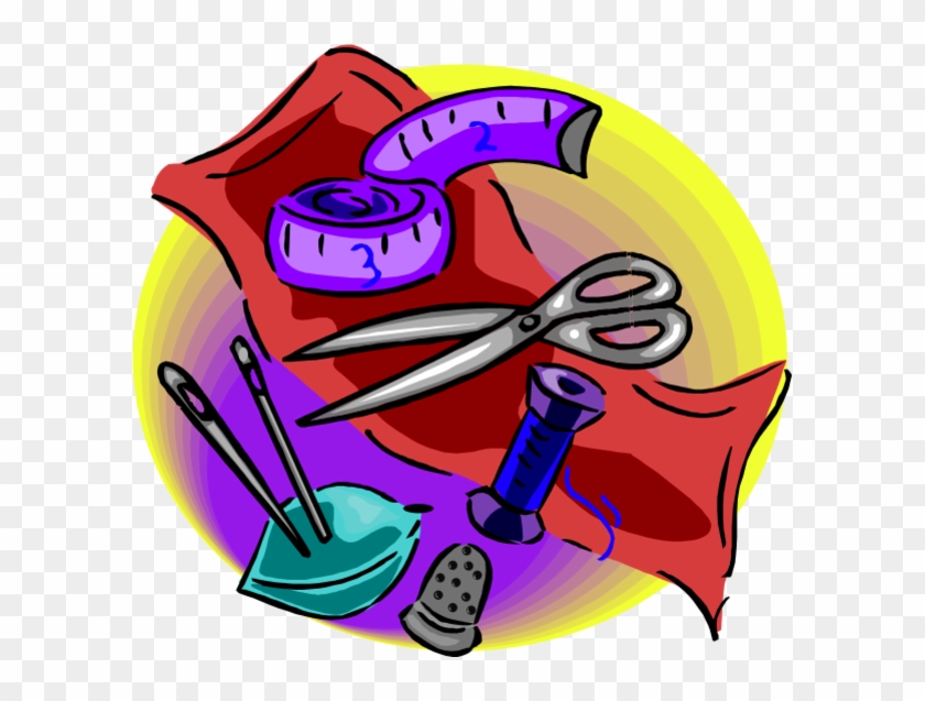 sewing tools and equipment clipart fish