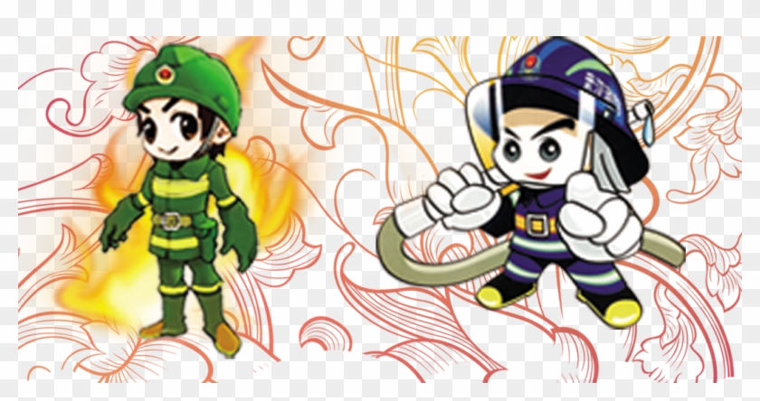 Firefighter Firefighting Cartoon Fire Protection - Firefighter Firefighting Cartoon Fire Protection #594770