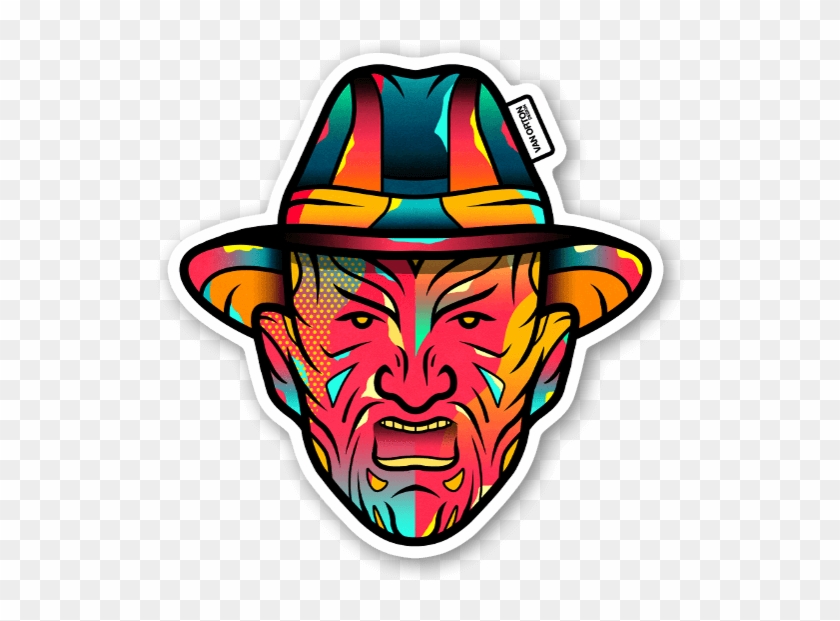 Custom Stickers, Freddy Krueger, Icons, Pop, Cartoon, - Freddy Krueger Sticker #594734