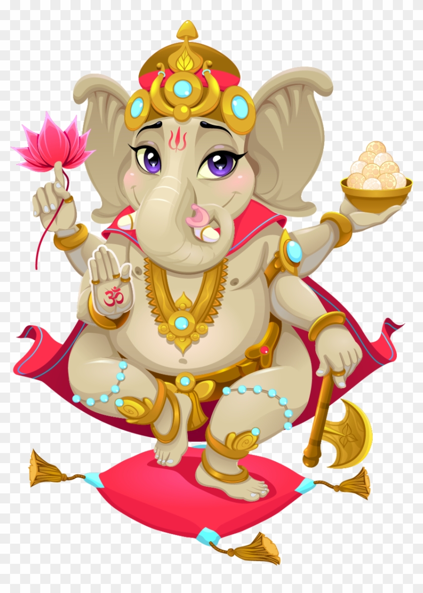 Shiva Ganesha Parvati Ganesh Chaturthi Hinduism - Luke And Lilly Lord Ganpati Wall Sticker( Pvc Vinyl,50 #594815