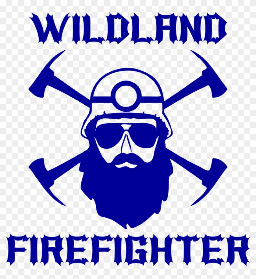 Wildland Firefighter Bearded Decal - Firefighter #594902