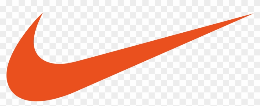 The Nike Check Mark - Orange Nike Swoosh Png #595162