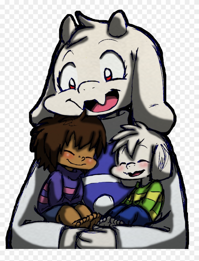 Mama Goat And Kids By Neloku - Undertale Goat Mom Son #595170