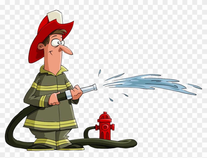 Firefighter Fire Hose Royalty-free - Firefighter Fire Hose Royalty-free #595273