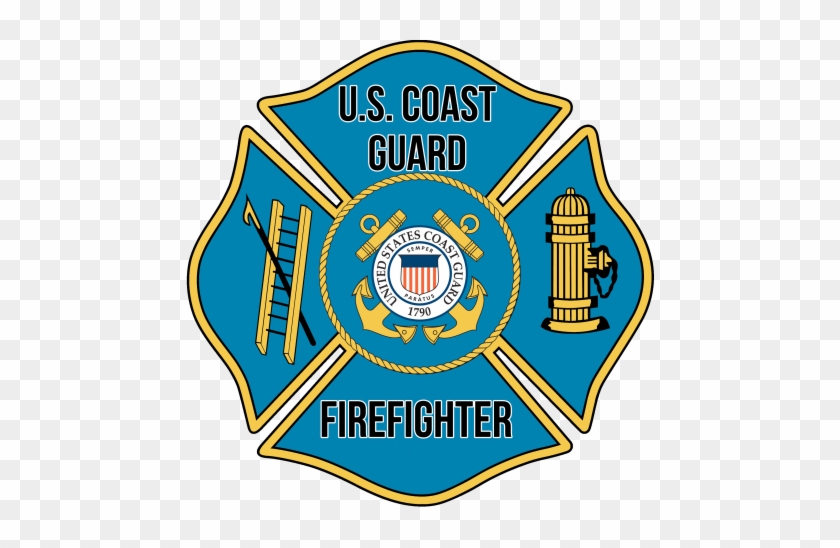 Us Coast Guard Firefighter Window Decal - Coast Guardsman's Manual By Jim Dolbow #595231