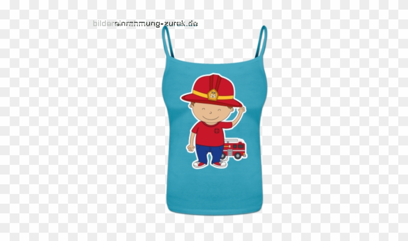 Billig Damen Little Firefighter Spaghetti Top Vertrieb - Christmas Day #595278