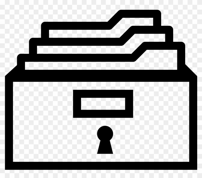 Archives Icon - Archive Png Black - Free Transparent PNG Clipart Images  Download