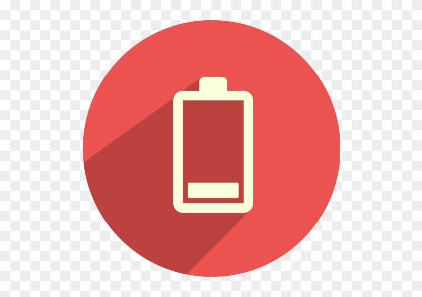 Pixel - Battery Icon Red #595404