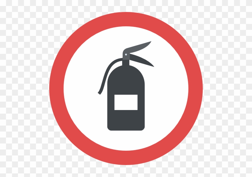 Fire Extinguisher Free Icon - Sign In The Road #595411