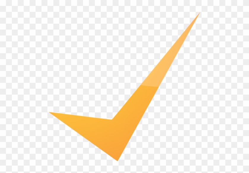 Web 2 Orange 2 Check Mark 10 Icon - Icon #595429