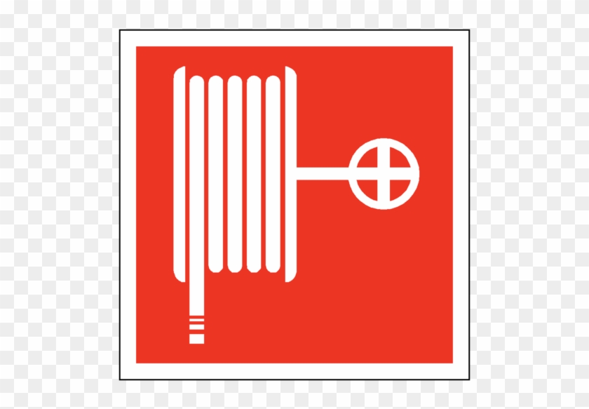 Fire Hose Reel Symbol Safety Sticker - Fire Hose Reel Label #595443