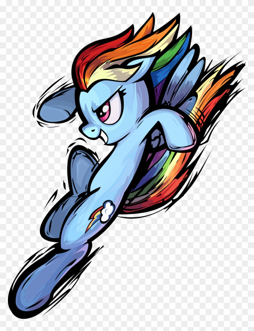 User 343 Theguiltyprophet Signature Rainbow Dash - Rainbow Dash Fighting Is Magic #595445