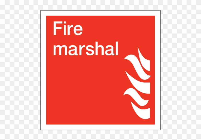Fire Marshal Square Sign - Fire Marshal Sign #595450