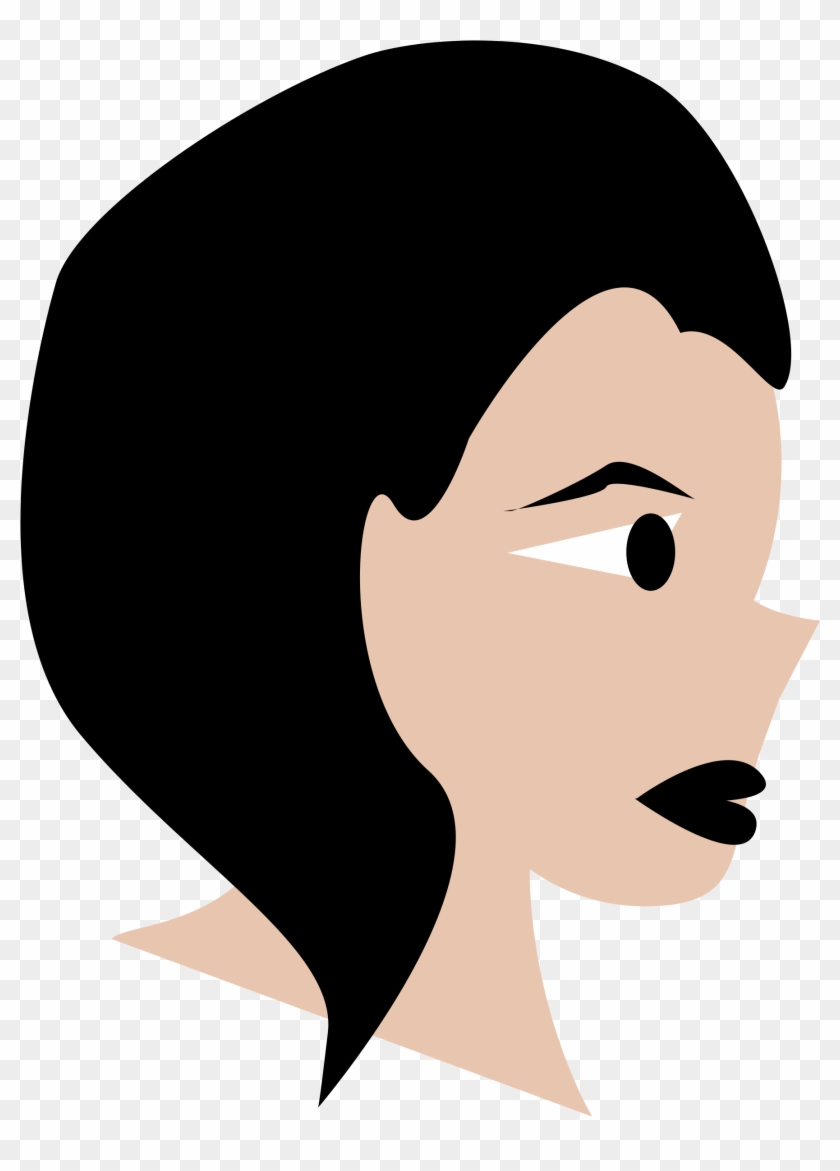 Big Image - Cara De Perfil Dibujo Animado - Free Transparent PNG Clipart  Images Download