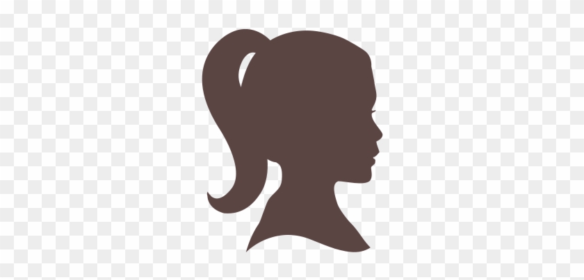 Woman Head Silhouette Clipart - Palmistry #595503