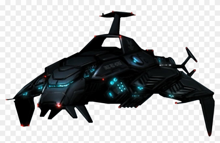 Unsc Prowler Red Horse - Chiroptera Class Stealth Ship #595570