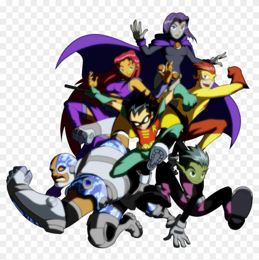 Teen Titans By Arttoroartservices - Teen Titans Anime Version #595762