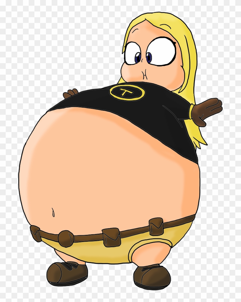 Terra Bloated By Juacoproductionsarts - Fat Terra From Teen Titans #595764