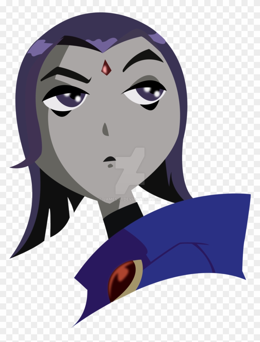 teen titans raven no hood