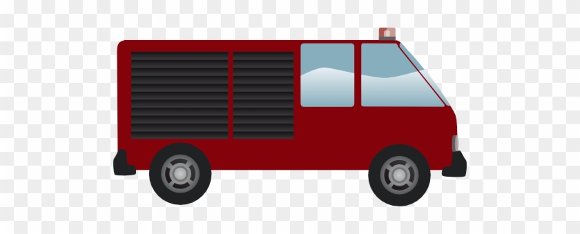Camion De Pompiers Clipart - Mobil Pemadam Kebakaran Vektor #595884