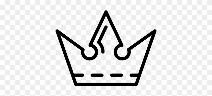 Royal Crown Outline Design Vector - King Crown Logo Hd #595904