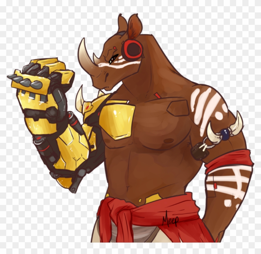 Doomfist Rhino By Sushimeep - Cartoon #595914