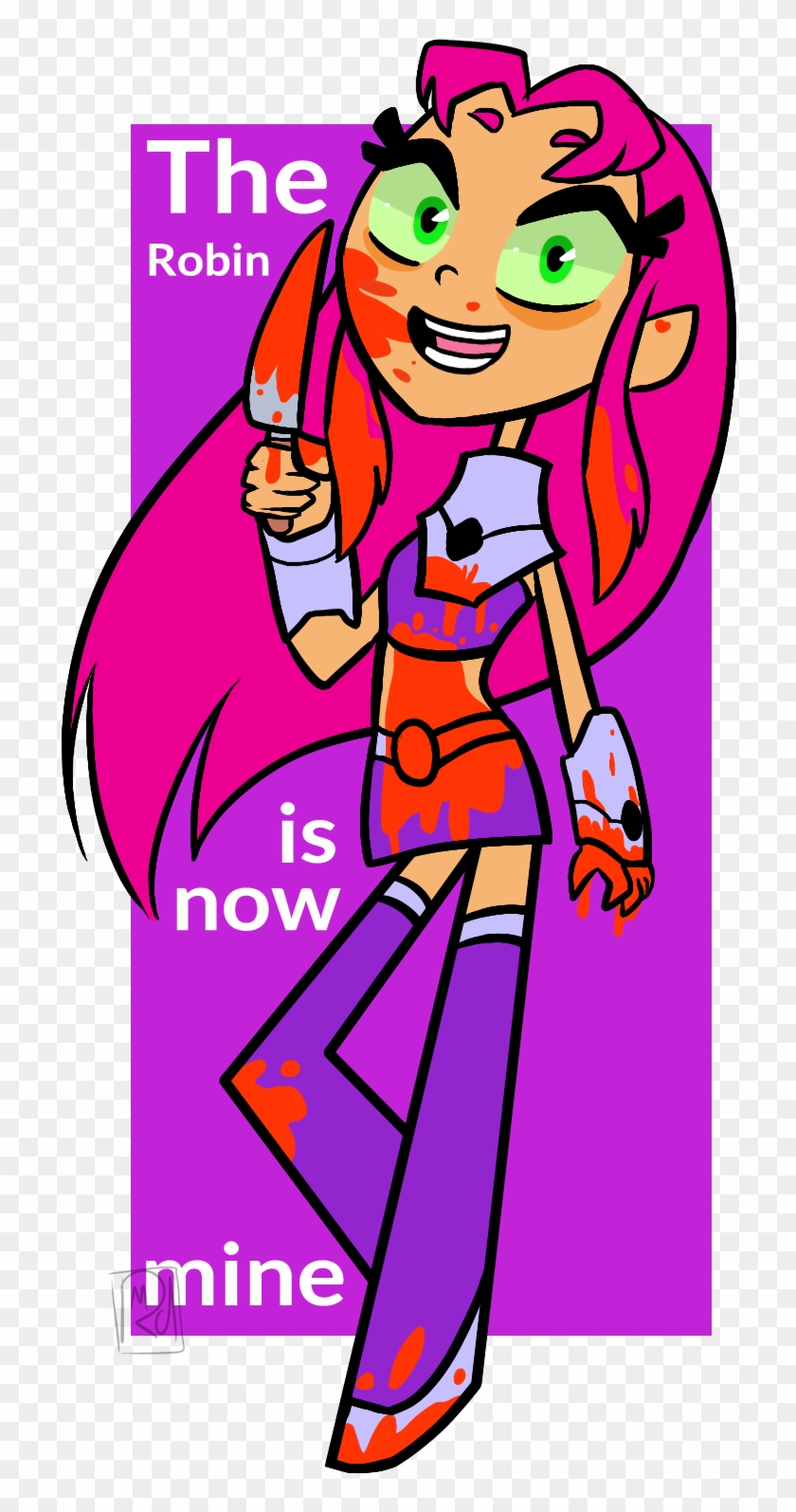 By Rebecca Doodles Yandere Starfire [ttg ] By Rebecca - Starfire #595925