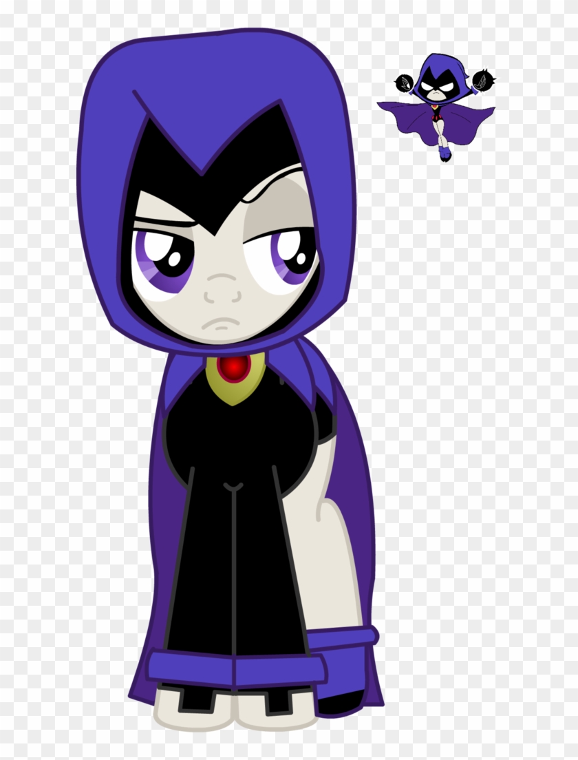 Stratmlp, Crossover, Ponified, Pony, Raven , Safe, - Teen Titans Go Raven As A Pony #595931