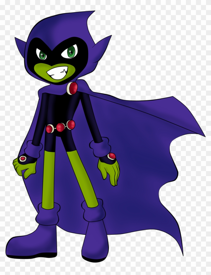 Teen Titans Wallpaper Titled Beast Boy As Raven - Raven Teen Titns Png #595973