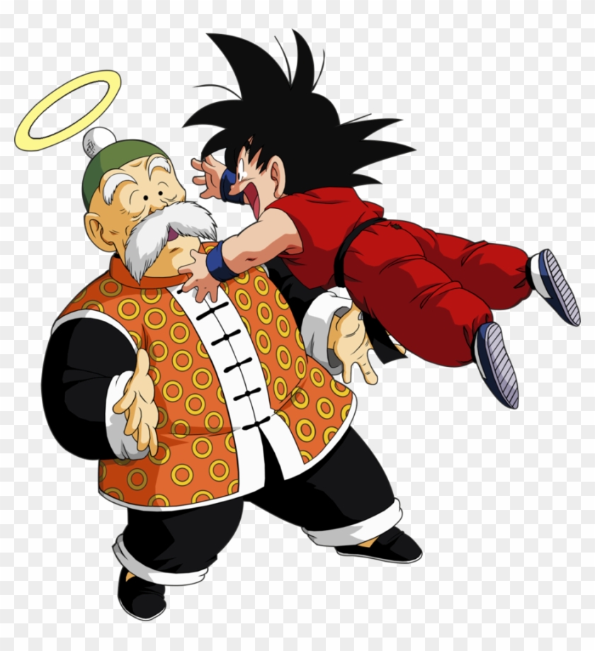 Abuelo Gohan Y Goku - Dragon Ball Z Goku Grandfather #595998