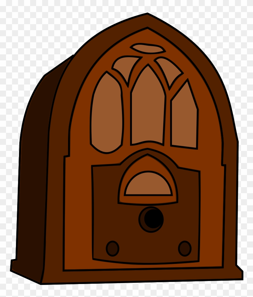 Very Old Radio Clipart - Old Time Radio Clip Art #596007
