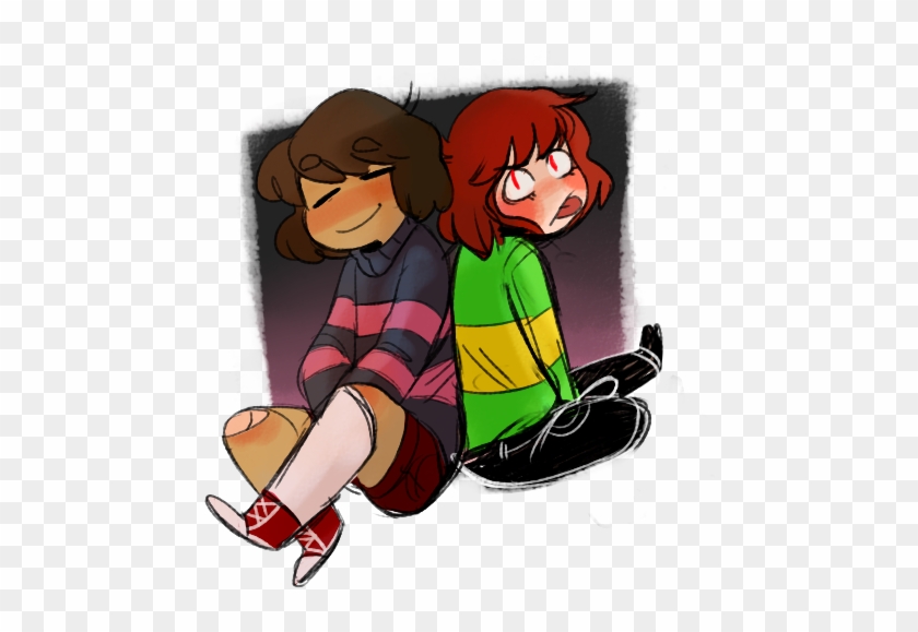 Frisk And Chara Transparent #596098