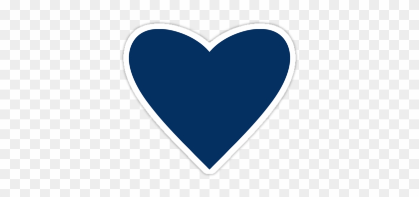 Navy Blue Heart Clipart - Navy Blue Love Heart #596131