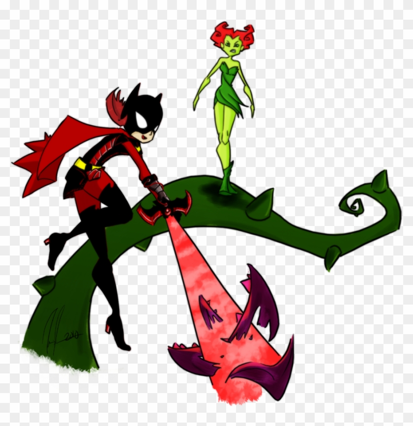 Blaster Batgirl Vs Poison Ivy By Travistruant - Batgirl #596139