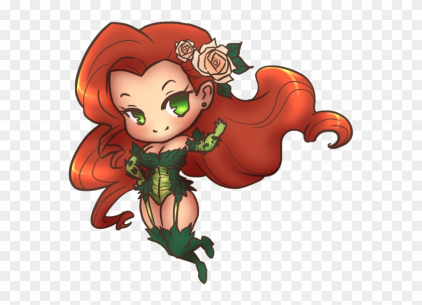 Chibi Poison Ivy By Oh My Dandy - Kawaii Chibi Poison Ivy #596146