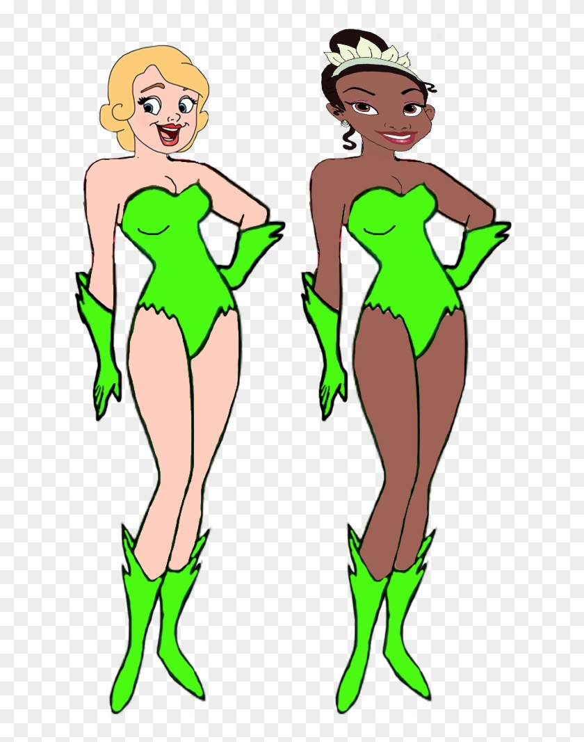 Tiana And Charlotte As Poison Ivy By Darthranner83 - Cartoon #596174